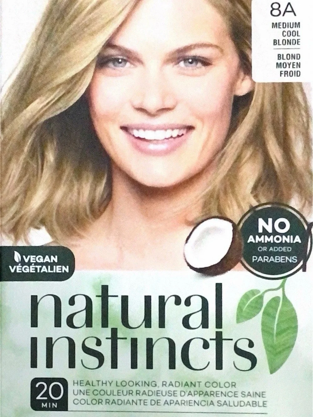Natural Instincts 8A Medium Cool Blonde Vegan Hair Color - Cool Blonde